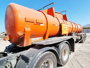 Tanque de transporte e infraestructura de misión operativa